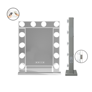 Hollywood Style 12 LED Glass Mirror