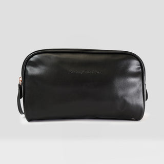 Black Cosmetic Glam Pouch