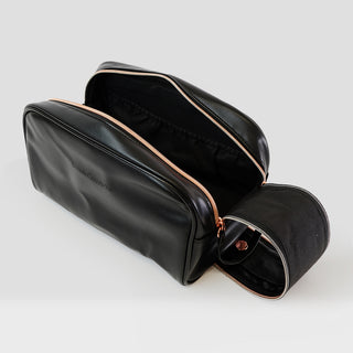 Black Cosmetic Glam Pouch