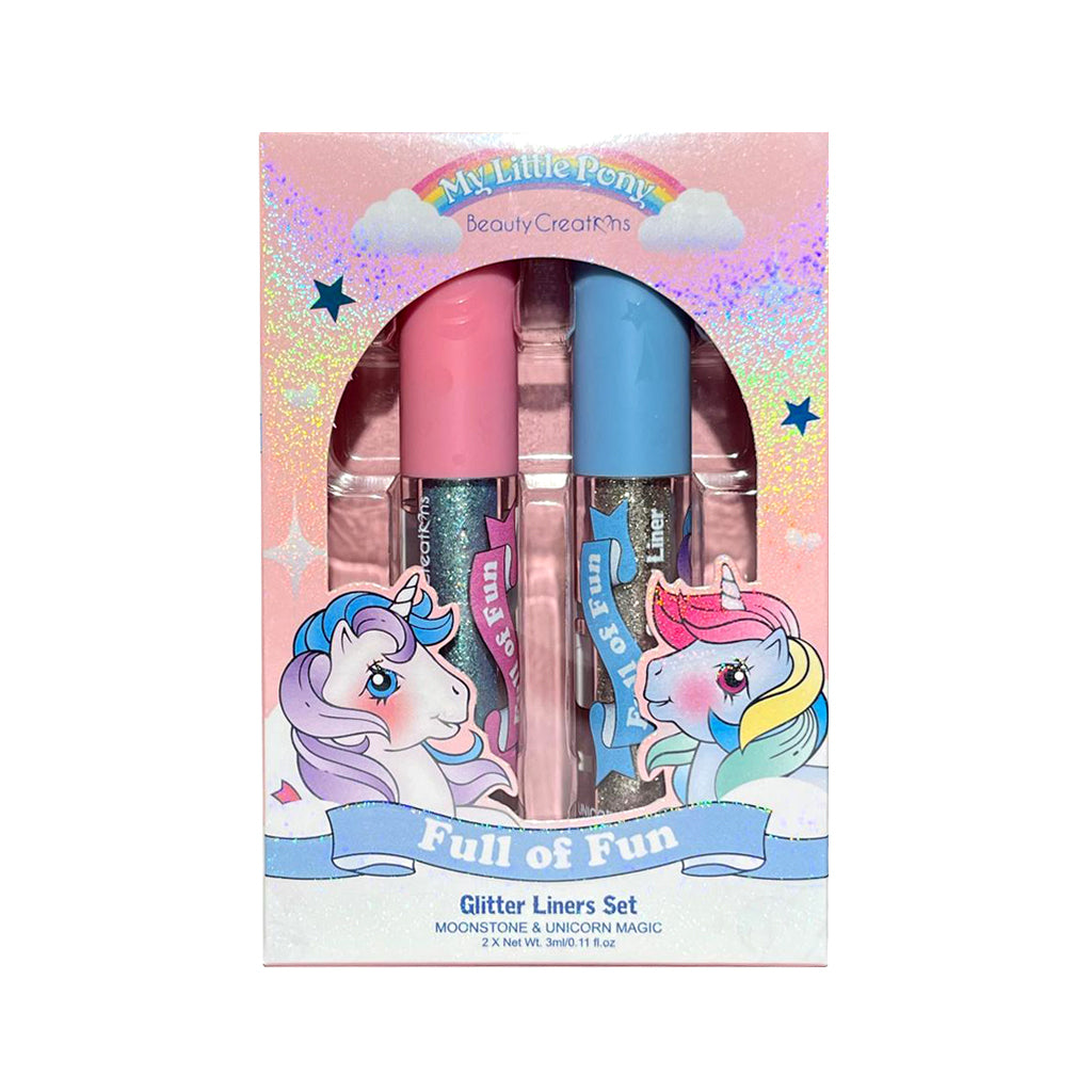 Beauty Creations x My Little Pony "Full of Fun" Glitter Liners Set