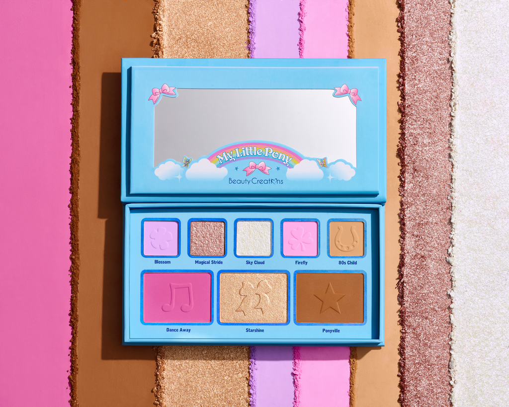 Beauty Creations x My Little Pony "Head in the Clouds" Shadow and Face Palette