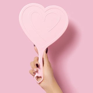 Beauty Creations Handheld Mirror - Heart Shape - BEAUTY CREATIONS