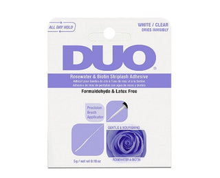 Duo Rosewater & Biotin Striplash Adhesive (Clear) - BEAUTY CREATIONS