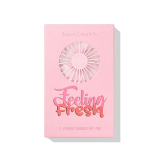 Feeling Fresh Handheld Fan - Pink - BEAUTY CREATIONS