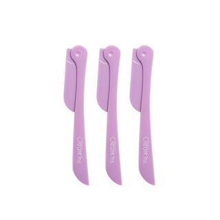 Purple Sleek and Brow Razor Set - BEAUTY CREATIONS