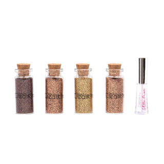 Sunkissed Glitter Set w/Glitter Primer (#9, 8, 5, 6, & GLITTER PRIMER) - BEAUTY CREATIONS